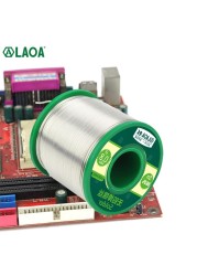 LAOA Active Lead-Free Soldering Wire 0.8mm for Electric Soldering Iron Welding Belt Rosin Core Tin 99.3% Contained High Purity Tin