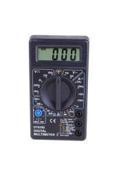 DT830 الرقمية المتعدد الفولتميتر مقياس التيار الكهربائي Ohmmeter DC10V ~ 1000 فولت 10A التيار المتناوب 750 فولت فاحص/ مختبر التيار الكهربائي اختبار شاشة الكريستال السائل