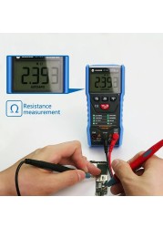 Sunshine DT-19N High Accuracy Mini Digital Multimeter Intelligent Multimeter for Mobile Phone AC DC Ammeter Tool Voltmeter