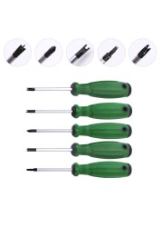 5pcs Triangle Screwdriver Set U Y Shape Inner Cross Socket Screw Driver for Home Appliances Hand Tool