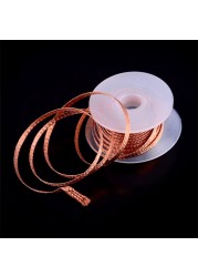 Welding Wire 1.5m Removing Solder Braid Soldering Remover Filament Wire Low Residue Tin Strip Soldering Electric Work DIY