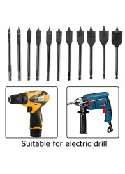 11pcs spade drill bits mulitifunction woodworking drill kits carpentry hand electrical accessories