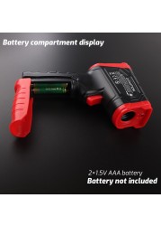 Digital Infrared Thermometer, LCD Display, Laser Measures Temperature and Humidity