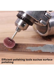 40pcs Scouring Brush Nylon Brush Abrasive Brush Fiber Grinding Sanding Head Buffing Polishing Wheel For Dremel Tools Accessories