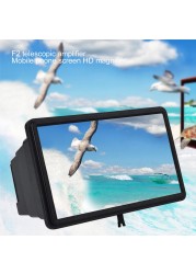 3D Mobile Phone Screen Magnifier Stereoscopic HD Amplify Stand Movie Video Desktop Smartphone Amplifier