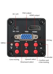 SONY IMX307 Sensor 13MP HD 1080P HDMI VGA C Mount Industrial Digital Video Microscope Camera for PCB Phone Repair