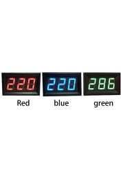 AC70v-500v Universal Precise Digital Display 2 Wire Decimal Measurement Professional Led Head Voltmeter Useful