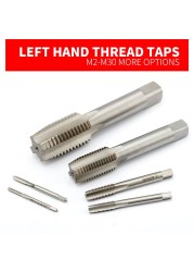 HSS-6542 Left Hand Tap Straight Flute Metric Stainless Steel Special Machine Screw Thread Taps M3 M5 M6 M8 M10 M12 M14 M27 M30