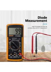 ANENG DT-9205A الفولتميتر الرقمي الحالي الجهد متر جهاز اختبار المقاومة يده مقياس التيار الكهربائي المقاومة السعة