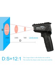 Mestek IR01 Series Digital Infrared Thermometer -50~380/550/800 Degree Non Contact Thermometer Gun Thermometer with Color Display