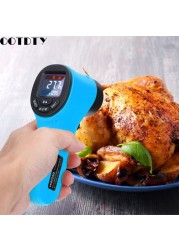 LCD Infrared Thermometer Non Contact Laser Point Industrial Thermometer Heat Gun 50~550℃ -58~1022℃ HW550