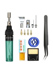 Gas Welding Tool Cordless Electric Welding Iron Gas Soldering Iron Set Set