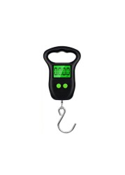 Portable 50KG Hanging Scale with Backlight Electronic Fishing Weights Pocket Digital Fishing Scales Luggage Weight Tool