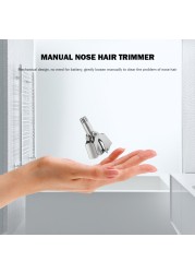 Stainless Steel Manual Nose Hair Trimmer For Shaving Ear Hair Multifunctional Practical Convenient Trimming Shaver