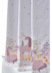 Unicorn Waffle Eyelet Blackout Curtains