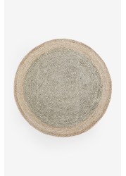 Blonde Jute Circle Rug