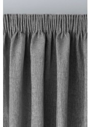 Heavyweight Chenille Curtains Pencil Pleat Lined