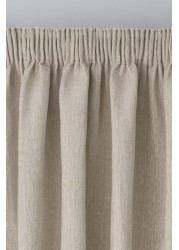 Heavyweight Chenille Curtains Pencil Pleat Lined