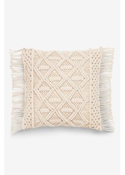 Macramé Tassel Cushion