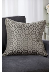 Woven Geo Jacquard Cushion