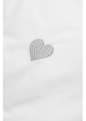 Embroidered Duvet Cover and Pillowcase Set