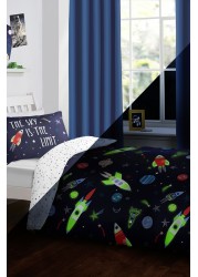 Bedlam Space Duvet Cover and Pillowcase Set