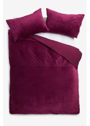 Hamilton Velvet Duvet Cover And Pillowcase Set