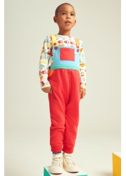 Little Bird Colourblock Dungaree Set