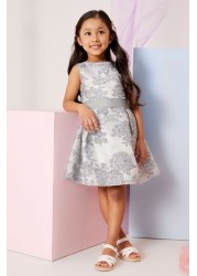 Lipsy Mini Jacquard Belted Dress