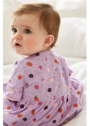 2 Pack Long Sleeved Floral Baby Dresses (0mths-3yrs)