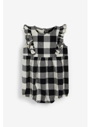 Myleene Klass Baby Gingham Ruffle Romper