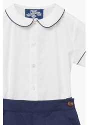 Trotters London French Navy Little Rupert Cotton Set