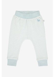 The Little Tailor Blue Yarn Dyed Stripe Jersey Slouch Pants