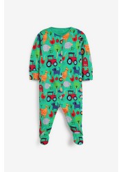 5 Pack Baby Sleepsuits (0-2yrs)