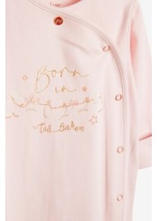 Baker by Ted Baker Pink Born in 2022 Sleepsuit