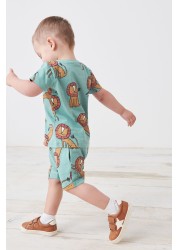 All Over Printed T-Shirt and Shorts Set (3mths-7yrs)