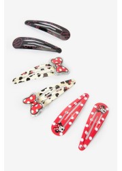 Minnie Mouse Clips 6 Pack