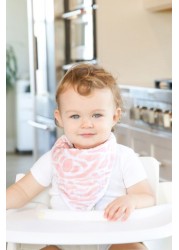 Aden + anais ™ Essentials Tropicalia عبوة من قطعتين شاش قطن Baby Bandana Bibs