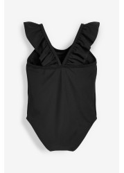 Frill Sleeved Swimsuit (3mths-12yrs)