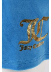 Juicy Couture Blue Velour Shorts