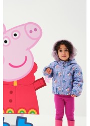 Regatta Purple Peppa Pig Muddy Puddle Waterproof Jacket