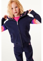 Soft Touch Jersey (3-16yrs) Zip Through Hoodie