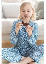 Cyberjammies Leaf Print Long Sleeved Pyjamas