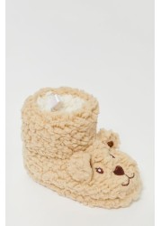 Lipsy Bear Bootie Slipper (Younger)