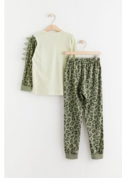 Lindex Kids Printed Top & Bottoms Co-Ord Set