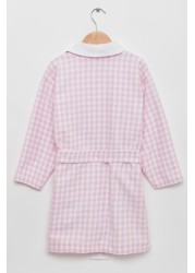 Trotters London Pink Freya Bathrobe