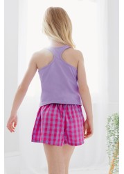 2 Pack Woven Short Pyjamas (3-16yrs)