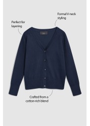 School V-Neck Cardigan (3-16yrs)