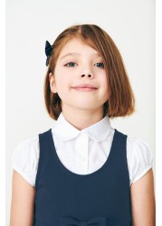 Jersey Bow School Pinafore (3-14yrs)