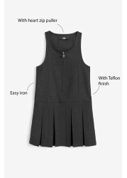 Zip Front School Pinafore (3-14yrs) Slim Fit